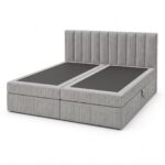 Łóżko kontynentalne Silmo Mavero w tkaninie POSO — zdjęcie produktowe